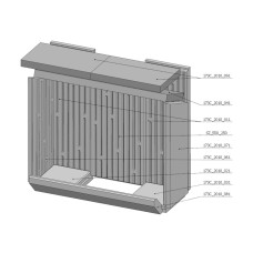Šamotová komora komplet KV DYNAMIC 2G 66. 50. 13 B  